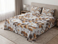 Luxury 3D Digital Print Bedsheet Set – 3PC 100% Cotton with 2 Pillow Covers